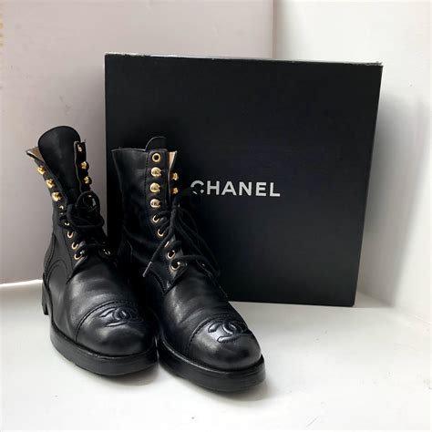 fake chanel combat boots|chanel combat boots women.